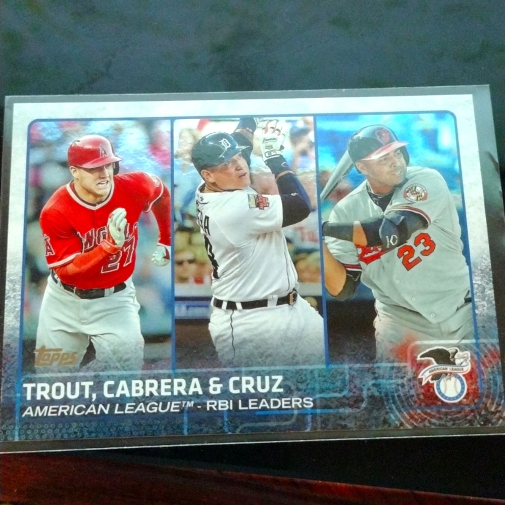 Baseball cards.